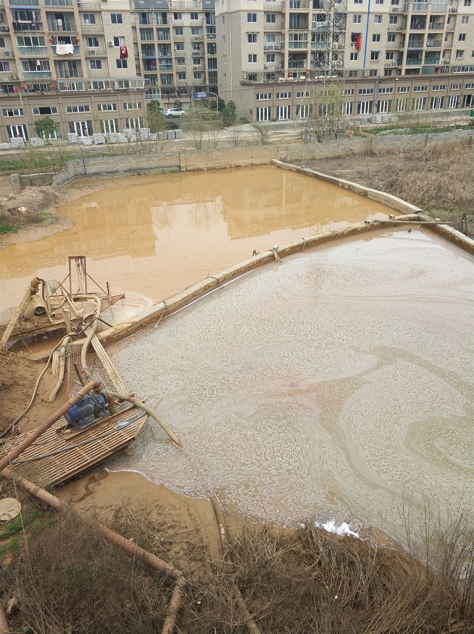 石河镇沉淀池淤泥清理-厂区废水池淤泥清淤